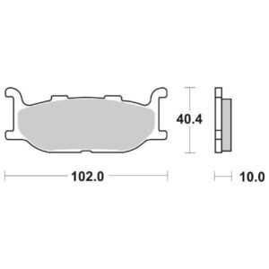 Coppia Pastiglie SBS Anteriori Yamaha T-Max 500 2001/2003 - 170CT-0