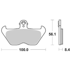 Coppia Pastiglie SBS Anteriori Bmw R 850 R - 703HF-0