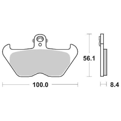 Coppia Pastiglie SBS Anteriori Bmw R 850 R - 703HF-0