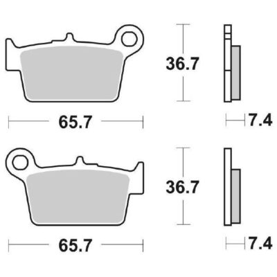 Coppia Pastiglie SBS Posteriori Beta M4 350 - 861HF-0
