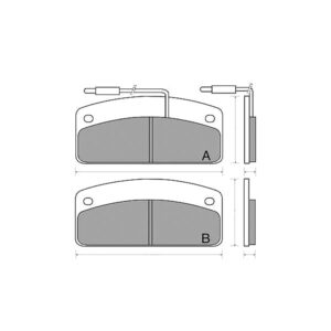 Serie Pastiglie freno Microcar [4Pz] Art. 657635-0
