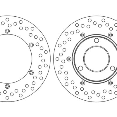 DF4085A – Disco Freno NewFren Posteriore Suzuki Burgman 400 k3>