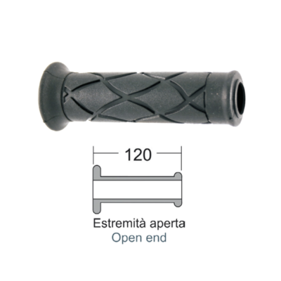 Coppia Manopole Nere Domino per Scooter Cod. 184160020-0