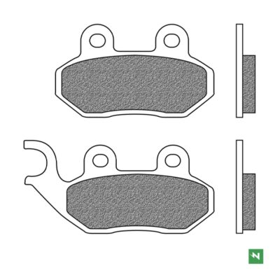 Coppia Pastiglie NewFren Anteriori Peugeot Tweet 125 - FD0219BA-0