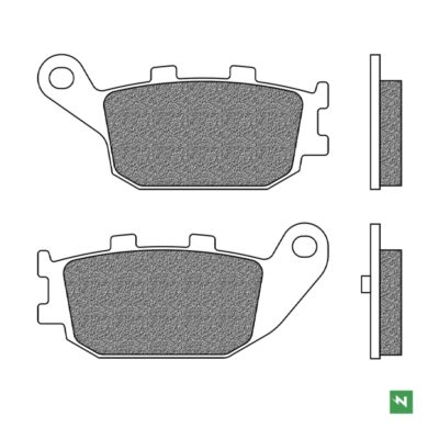 Coppia Pastiglie NewFren Posteriori Honda Jazz 250 - FD0324BA-0