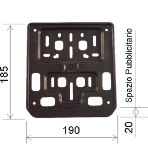 Portatarga Scooter-Moto Per Targa Europea Rms 142700010-0