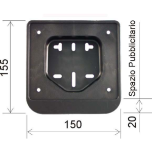 Portatarga Scooter 50CC Targa 6 Cifre Rms 142700040-0