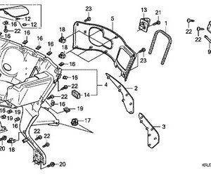 64320KRJ790ZA - Scudo Interno *NH1* Honda S-Wing 150-0