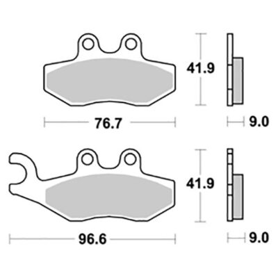 Serie Pastiglie SBS Anteriori Kymco Gran Dink 250 – 171HF