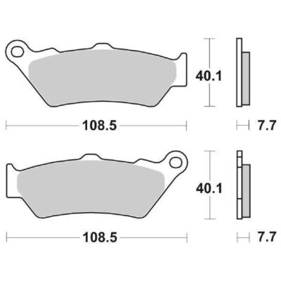 Coppia Pastiglie SBS Anteriori Bmw F 700 GS - 674HF-0