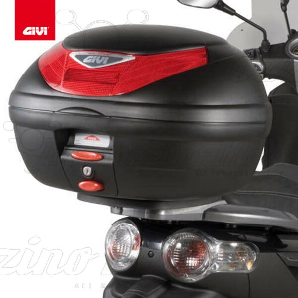 E347 - Attacco Porta Bauletto Piastra Monolock Givi Piaggio Carnaby 125/200 2007-2011-0