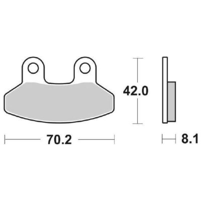 Coppia Pastiglie SBS Anteriori Sym Joyride 200 - 178HF-0