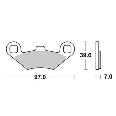 Coppia Pastiglie SBS Ant & Post Sinterizzata Peugeot Metropolis 400 - 219MS-0