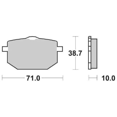 Coppia Pastiglie SBS Anteriori Yamaha XT 600 Z Ténéré - 596HF-0