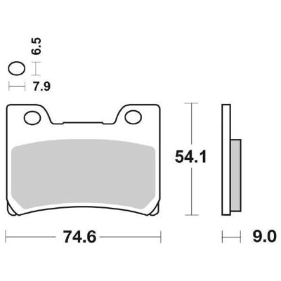 Coppia Pastiglie SBS Anteriori Yamaha FZR 1000 Exup - 665HF-0