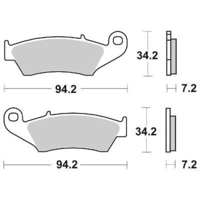 Coppia Pastiglie SBS Anteriore Sinterizzata Honda XL 700 V Transalp - 694HS-0