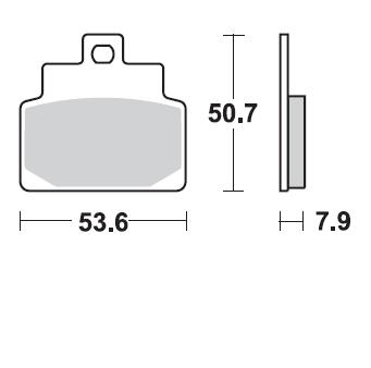 Coppia Pastiglie Anteriore Braking 842SM1-0