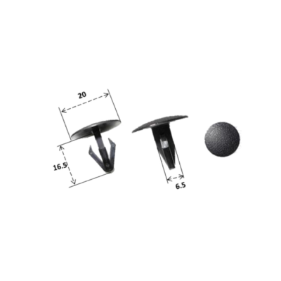 Rivetto in plastica Rms per Honda Cod. 121832002-0
