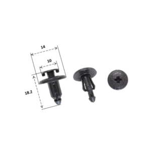 Rivetto in plastica Rms per Honda & Suzuki Cod. 121832003-0