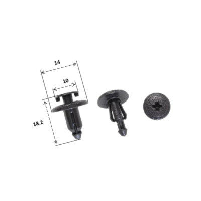 Rivetto in plastica Rms per Honda & Suzuki Cod. 121832003-0