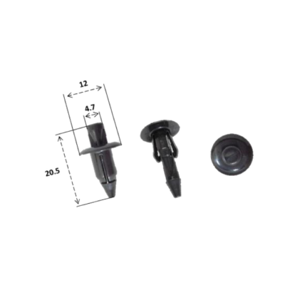 Rivetto in Plastica Rms per Suzuki - Honda - Kymco Cod. 121832005-0