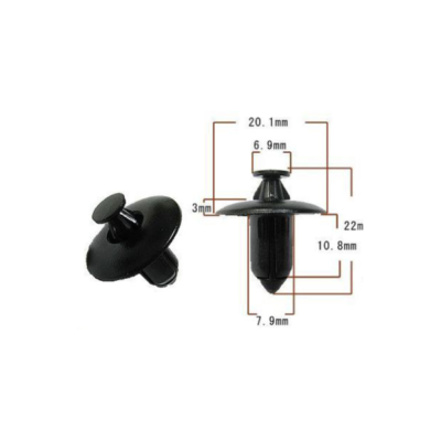 Rivetto in Plastica Rms per Suzuki - Kawasaki - Kymco Cod. 121832007-0