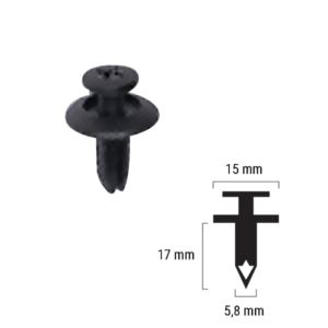 Rivetto in plastica Rms per Suzuki Cod. 121832019-0